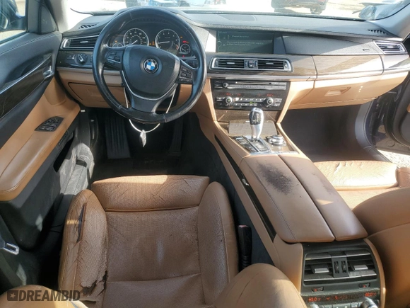 2012 BMW 7 Series 750Li xDrive with VIN WBAKC8C54CC436937, listed as a Copart auction lot 49770985 with 135,609 mi miles and Clean Title. Bid and sale history available at carsss.com. Image 8.
