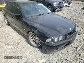 2002 BMW 5 Series 540i with VIN WBADN53412GF70808, listed as a Copart auction lot 69833574 with 193,044 mi miles and Salvage Title. Bid and sale history available at carsss.com. Image 11.