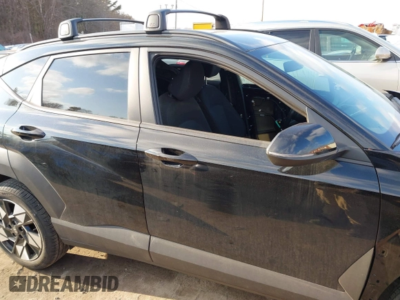 2024 Hyundai Kona SEL with VIN KM8HBCAB8RU163379, listed as a IAAI auction lot 41616257 with 7,449 mi miles and . Bid and sale history available at DreamBid. Image 14.