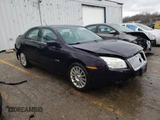 2007 Mercury Milan Premier with VIN 3MEHM08Z07R664981, listed as a Copart auction lot 49688754 with 122,068 mi miles and Salvage Title. Bid and sale history available at carsss.com. Image 4.