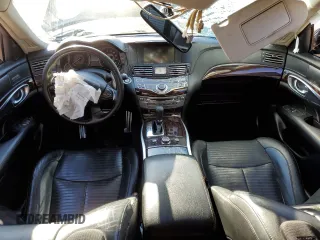 2012 Infiniti M37 with VIN JN1BY1AP2CM330080, listed as a Copart auction lot 82846994 with 0 mi miles and Salvage Title. Bid and sale history available at carsss.com. Image 8.