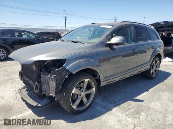 2014 Audi Q7 3.0L TDI Prestige with VIN WA1VMAFE9ED018509, listed as a Copart auction lot 67529174 with 155,402 mi miles and Salvage Title. Bid and sale history available at carsss.com. Image 1.