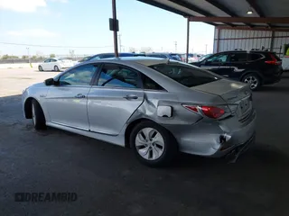 2015 Hyundai Sonata Hybrid Limited with VIN KMHEC4A49FA133103, listed as a IAAI auction lot 41885524 with 122,261 mi miles. Bid and sale history available at carsss.com. Image 6.