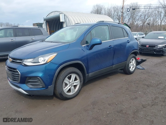 2019 Chevrolet Trax LT with VIN 3GNCJPSB9KL389798, listed as a IAAI auction lot 41650225 with 37,160 mi miles. Bid and sale history available at carsss.com. Image 18.