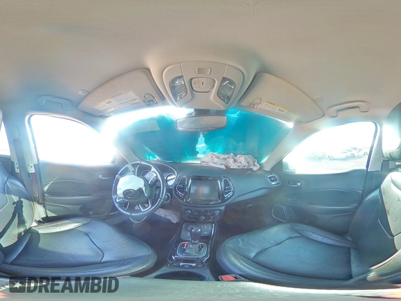 2021 Jeep Compass Limited with VIN 3C4NJDCB9MT586357, listed as a Copart auction lot 62912455 with 60,386 mi miles and Salvage title. Bid and sale history available at DreamBid. Image 16.