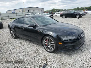 2018 Audi A7 Prestige with VIN WAU23AFC4JN090858, listed as a Copart auction lot 56653384 with 84,583 mi miles and Salvage Title. Bid and sale history available at carsss.com. Image 4.