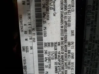 2015 Ford Focus SE z VIN 1FADP3F21FL285263, wystawiony jako Copart lot #53613875 z przebiegiem 116 063 mil mil oraz Szkoda całkowita • Salvage title. Historia ofert i sprzedaży dostępna na DreamBid. Obrazek 12.