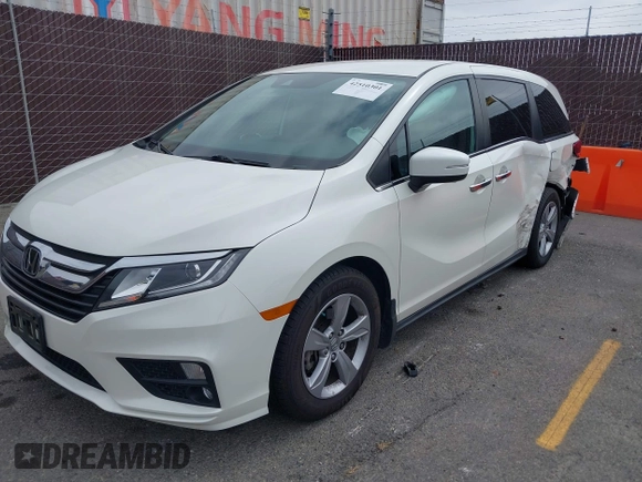 2019 Honda Odyssey EX with VIN 5FNRL6H58KB089810, listed as a IAAI auction lot 42510301 with 38,615 mi miles and . Bid and sale history available at DreamBid. Image 18.