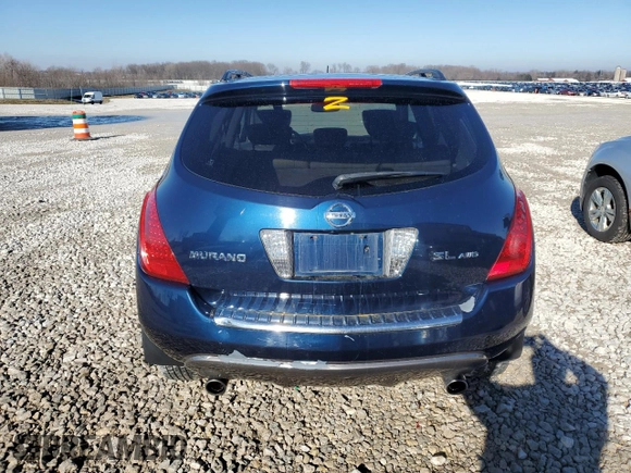 2007 Nissan Murano SL with VIN JN8AZ08W97W618030, listed as a Copart auction lot 41556114 with 131,182 mi miles and Clean Title. Bid and sale history available at DreamBid. Image 6.