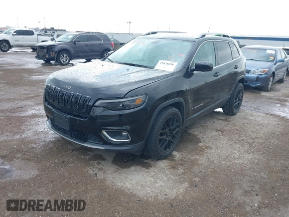2020 Jeep Cherokee Limited with VIN 1C4PJLDB0LD614312, listed as a IAAI auction lot 41878036 with 92,282 mi miles and . Bid and sale history available at DreamBid. Image 2.