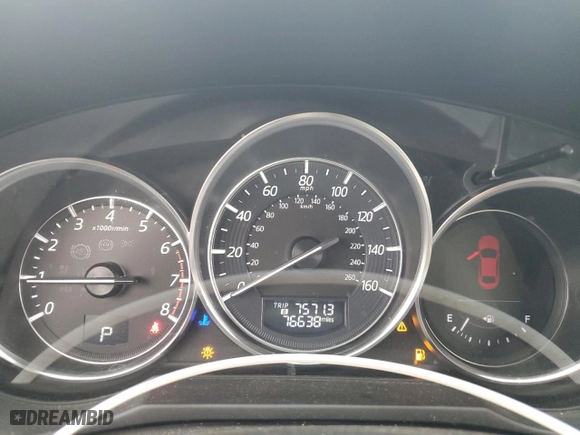 2016 Mazda Mazda6 i Grand Touring with VIN JM1GJ1W55G1449957, listed as a Copart auction lot 47546685 with 76,638 mi miles and Salvage Title. Bid and sale history available at carsss.com. Image 9.