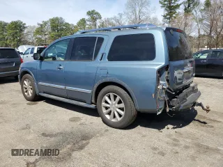 2008 Infiniti QX56 with VIN 5N3AA08D78N903384, listed as a Copart auction lot 47493495 with 264,083 mi miles and Salvage Title. Bid and sale history available at carsss.com. Image 2.