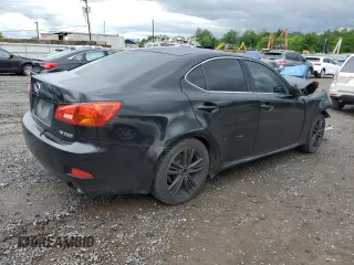 2006 Lexus IS 250 with VIN JTHBK262262016946, listed as a Copart auction lot 58271605 with 110,555 mi miles and Clean title. Bid and sale history available at DreamBid. Image 3.