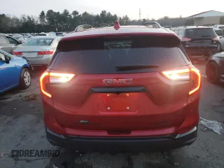 2023 GMC Terrain SLT with VIN 3GKALVEG2PL122195, listed as a Copart auction lot 86747984 with 9,185 mi miles and Salvage Title. Bid and sale history available at carsss.com. Image 6.