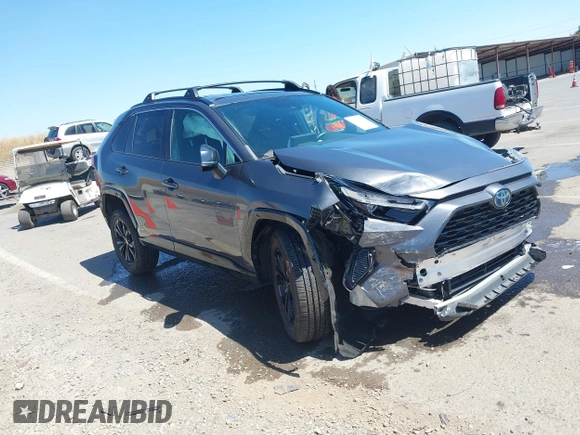 2022 Toyota RAV4 Hybrid SE with VIN 4T3T6RFV1NU068121, listed as a IAAI auction lot 42304467 with Not provided miles and . Bid and sale history available at DreamBid. Image 1.