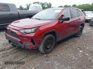 2019 Toyota RAV4 LE with VIN JTMH1RFV2KJ005625, listed as a IAAI auction lot 42187600 with 131,215 mi miles and . Bid and sale history available at DreamBid. Image 19.