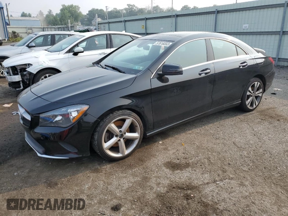 2019 Mercedes-Benz CLA 250 with VIN WDDSJ4GB3KN699141, listed as a Copart auction lot 57616553 with 51,325 mi miles and . Bid and sale history available at DreamBid. Image 1.