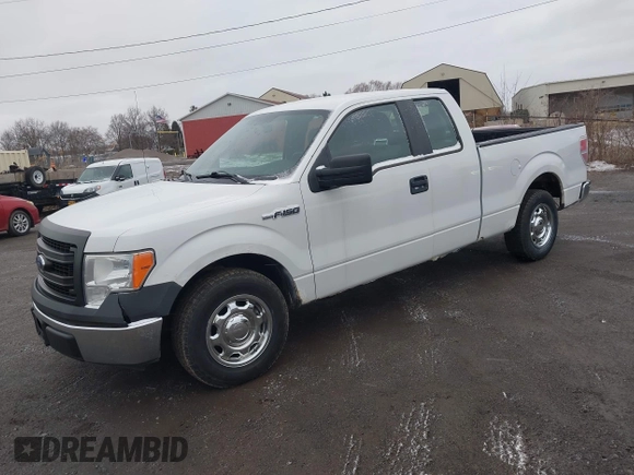 2014 Ford F-150 XL with VIN 1FTEX1CM8EFA95014, listed as a IAAI auction lot 41743068 with 202,753 mi miles and . Bid and sale history available at DreamBid. Image 2.