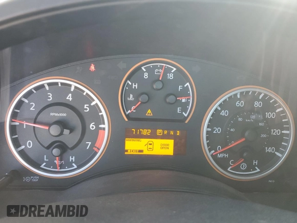 2008 Nissan Titan SE with VIN 1N6BA06A68N345664, listed as a Copart auction lot 88935775 with 71,782 mi miles and Salvage Title. Bid and sale history available at carsss.com. Image 9.
