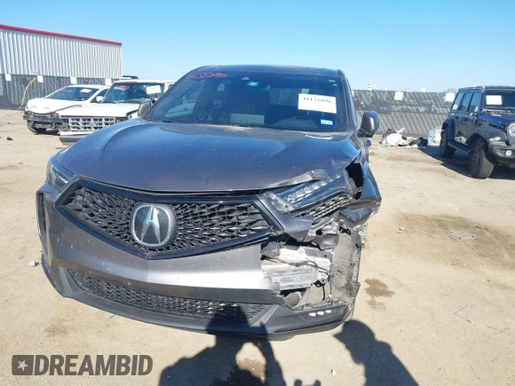 2022 Acura RDX w/A-Spec Package with VIN 5J8TC1H65NL002109, listed as a IAAI auction lot 41132896 with 77,360 mi miles and . Bid and sale history available at carsss.com. Image 2.