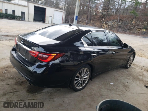 2018 Infiniti Q50 Sport with VIN JN1EV7AP0JM353167, listed as a Copart auction lot 43483145 with 145,115 mi miles and Clean Title. Bid and sale history available at carsss.com. Image 3.