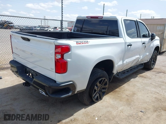 2025 Chevrolet Silverado 1500 with VIN 3GCUKFE84SG146400, listed as a IAAI auction lot 41932799 with 4,683 mi miles and . Bid and sale history available at DreamBid. Image 4.