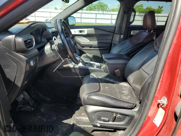 2020 Ford Explorer Platinum с VIN 1FM5K8HC7LGA07161, выставлен на аукционе Copart как лот 56369595 с пробегом 103 692 миль миль и Списание • Salvage title. История ставок и продаж доступна на DreamBid. Изображение 7.