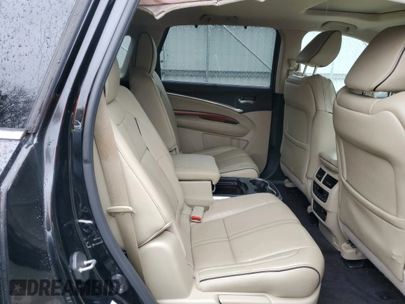 2017 Acura MDX Advance with VIN 5FRYD4H87HB029533, listed as a Copart auction lot 51931625 with 102,962 mi miles and Salvage title. Bid and sale history available at DreamBid. Image 11.