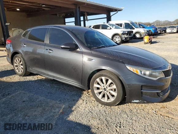 2017 Kia Optima LX with VIN 5XXGT4L36HG132080, listed as a Copart auction lot 48817395 with 143,360 mi miles and Salvage Title. Bid and sale history available at carsss.com. Image 4.