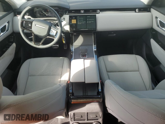 2025 Land Rover Range Rover Velar Dynamic SE with VIN SALYL2EX3SA398872, listed as a Copart auction lot 43451045 with 4,736 mi miles and Salvage title. Bid and sale history available at DreamBid. Image 8.
