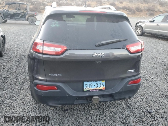 2017 Jeep Cherokee Latitude with VIN 1C4PJMCS2HW637562, listed as a Copart auction lot 88720035 with 88,406 mi miles and Salvage Title. Bid and sale history available at DreamBid. Image 6.