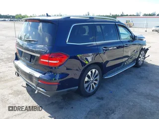 2019 Mercedes-Benz GLS 450 with VIN 4JGDF6EE7KB229169, listed as a IAAI auction lot 42558733 with 21,477 mi miles and . Bid and sale history available at DreamBid. Image 4.