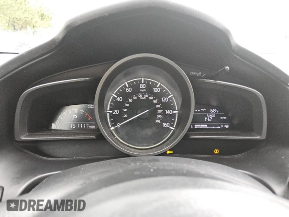 2017 Mazda 3 Sport with VIN 3MZBN1U71HM142399, listed as a Copart auction lot 51826885 with 151,117 mi miles and Clean Title. Bid and sale history available at DreamBid. Image 9.