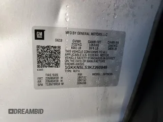 2019 GMC Acadia SLE with VIN 1GKKNSLS3KZ260849, listed as a Copart auction lot 46025345 with 71,666 mi miles and Non Repairable. Bid and sale history available at DreamBid. Image 13.