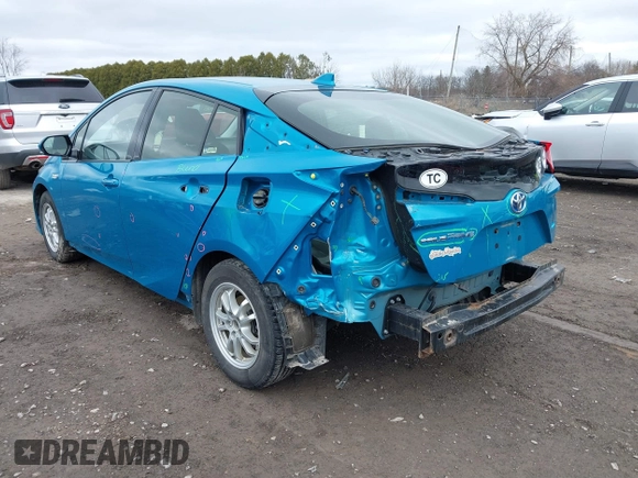 2017 Toyota Prius Plus z VIN JTDKARFP0H3016014, wystawiony jako IAAI lot #41797703 z przebiegiem 80 657 mil mil oraz . Historia ofert i sprzedaży dostępna na DreamBid. Obrazek 3.