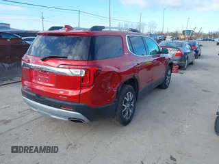 2021 GMC Acadia SLE with VIN 1GKKNRLS9MZ202000, listed as a IAAI auction lot 41855361 with 35,105 mi miles. Bid and sale history available at carsss.com. Image 4.