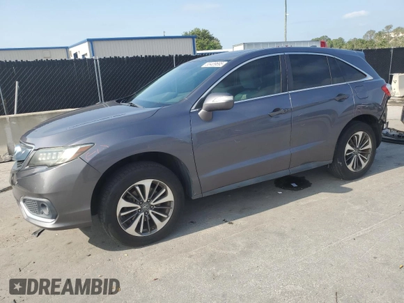 2017 Acura RDX Advance with VIN 5J8TB3H74HL011041, listed as a Copart auction lot 55409695 with 65,527 mi miles and Salvage title. Bid and sale history available at DreamBid. Image 1.