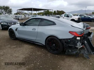 2021 BMW M4 Competition with VIN WBS33AZ08MCG80260, listed as a Copart auction lot 40392163 with 33,027 mi miles. Bid and sale history available at carsss.com. Image 2.