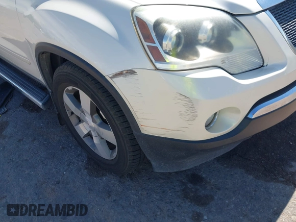 2011 GMC Acadia SLT1 with VIN 1GKKVRED8BJ247746, listed as a IAAI auction lot 42608736 with 188,696 mi miles and . Bid and sale history available at DreamBid. Image 6.