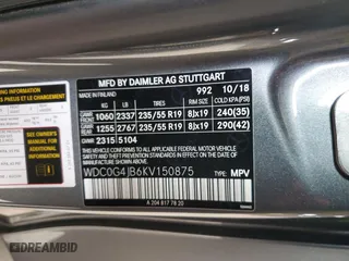 2019 Mercedes-Benz GLC with VIN WDC0G4JB6KV150875, listed as a Copart auction lot 51901365 with 32,524 mi miles and Salvage Title. Bid and sale history available at carsss.com. Image 13.