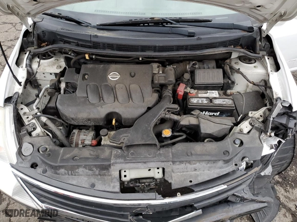 2010 Nissan Versa 1.8 S with VIN 3N1BC1CP9AL452387, listed as a Copart auction lot 85299844 with 195,540 mi miles and Salvage Title. Bid and sale history available at carsss.com. Image 12.