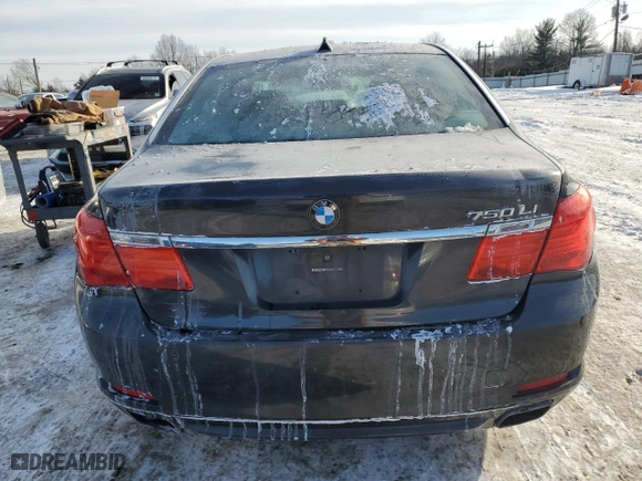 2009 BMW 7 Series 750Li with VIN WBAKB83589CY59533, listed as a Copart auction lot 42197165 with 169,212 mi miles and Clean Title. Bid and sale history available at carsss.com. Image 6.