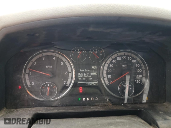 2012 Ram 2500 ST z VIN 3C6TD4HT2CG163506, wystawiony jako Copart lot #44769985 z przebiegiem 220 005 mil mil oraz Szkoda całkowita • Salvage title. Historia ofert i sprzedaży dostępna na DreamBid. Obrazek 9.