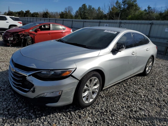 2020 Chevrolet Malibu LT with VIN 1G1ZD5ST8LF002556, listed as a Copart auction lot 49419125 with 123,374 mi miles and Salvage Title. Bid and sale history available at carsss.com. Image 1.
