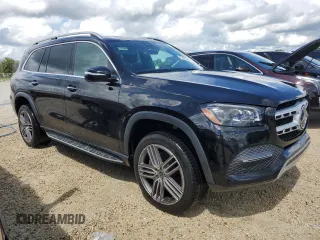 2021 Mercedes-Benz GLS 450 with VIN 4JGFF5KE3MA382289, listed as a Copart auction lot 73892044 with 52,262 mi miles and Salvage Title. Bid and sale history available at DreamBid. Image 4.
