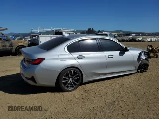 2020 BMW 3 Series 330i with VIN WBA5R1C02LFH39000, listed as a Copart auction lot 46874295 with Not provided miles and Salvage title. Bid and sale history available at DreamBid. Image 3.