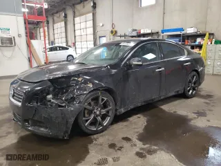 2014 Nissan Maxima 3.5 SV w/Sport Pkg with VIN 1N4AA5APXEC479713, listed as a Copart auction lot 86170314 with 127,179 mi miles and Salvage Title. Bid and sale history available at carsss.com. Image 1.