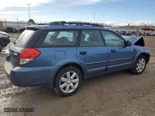 2008 Subaru Outback (Natl) i with VIN 4S4BP61C687312841, listed as a Copart auction lot 81359444 with 165,128 mi miles and Non Repairable. Bid and sale history available at carsss.com. Image 3.