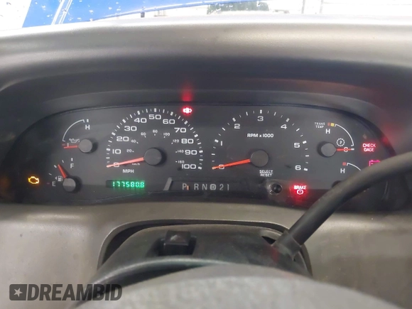 2004 Ford F-250 XL with VIN 1FTNF21L84EA70914, listed as a IAAI auction lot 42308242 with 177,580 mi miles and . Bid and sale history available at DreamBid. Image 7.