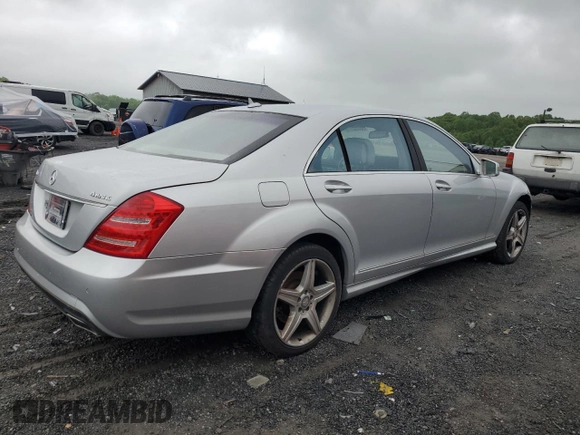 2011 Mercedes-Benz S 550 with VIN WDDNG8GBXBA371712, listed as a Copart auction lot 55656115 with 127,408 mi miles and Clean Title. Bid and sale history available at DreamBid. Image 3.